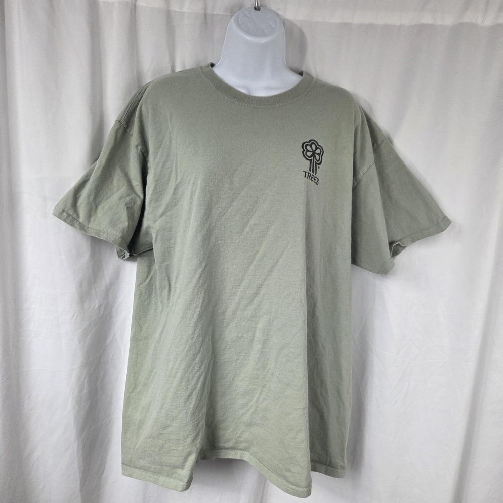 Port & Company Shirt Mens XL Green 2019 Trees Summer Safety Campaign Graphic Tee